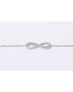 Bracelet infini 17 strass