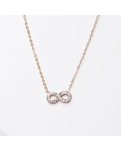 Collier infini strass