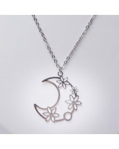 Collier la lune en fleur