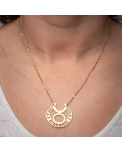 Collier la lune mystique