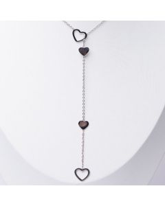 Collier chapelet coeur